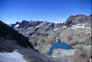 3. Il Gran Lago del Dragone. La foto è presa dal Colle di Vaufrède.