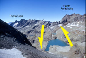 4. Esso si imposta, come il Lago Piccolo vicino e come il Lago Livournea, sulla faglia Valcournera-Vaufrède responsabile, fra l’altro, della gran frana di Chamen in Valpelline, caduta nel 1952.